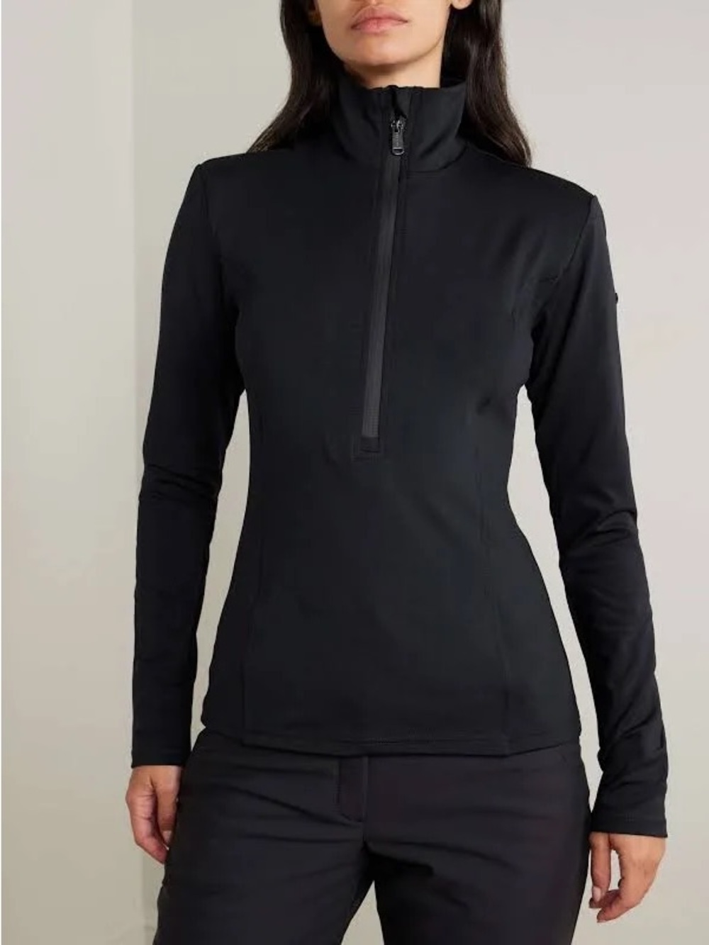 Goldbergh Odette Ski Pully Base Layer Thermal Black Half Zip Small NWT